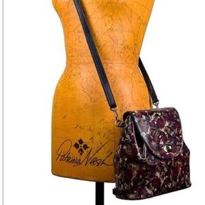 Patricia Nash Scarlet Bloom Convertible Crossbody Bag